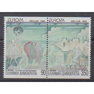 Grèce - 1993 - No 1819/1820 - Peinture - Europa
