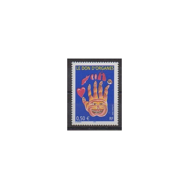France - Poste - 2004 - Nb 3677 - Health