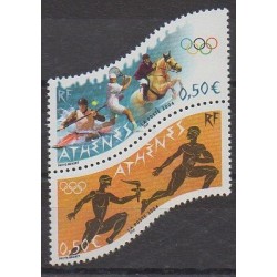 France - Poste - 2004 - No 3686/3687 - Jeux Olympiques d'été