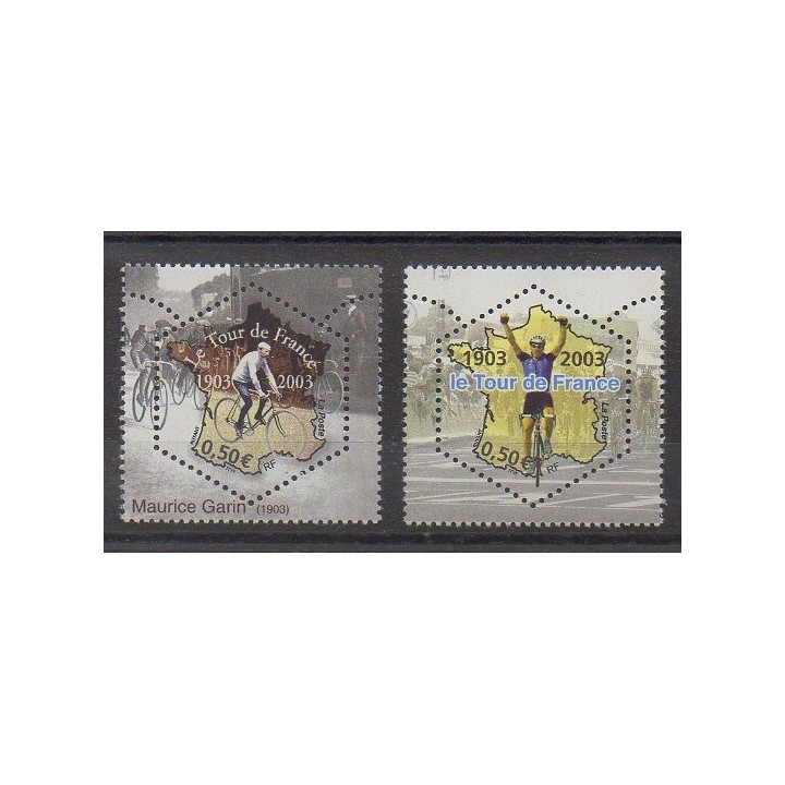 France - Poste - 2003 - Nb 3582/3583 - Various sports
