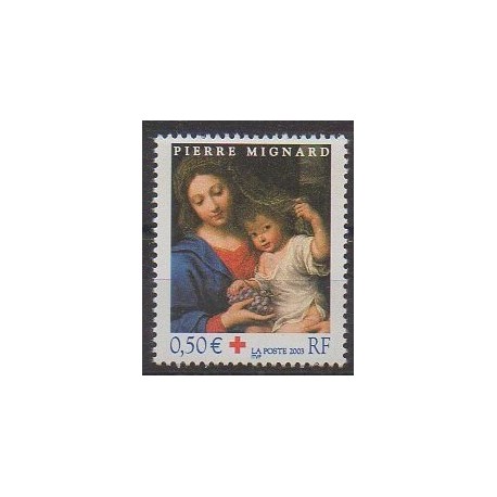France - Poste - 2003 - No 3620 - Peinture - Santé ou Croix-Rouge