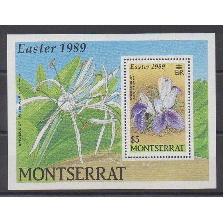 Montserrat - 1989 - No BF49 - Fleurs