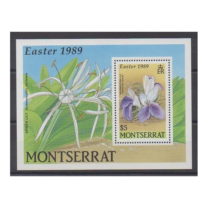 Montserrat - 1989 - Nb BF49 - Flowers