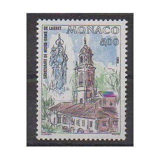 Monaco - 1988 - Nb 1635 - Churches