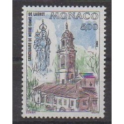 Monaco - 1988 - No 1635 - Églises