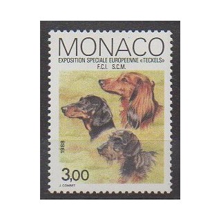 Monaco - 1988 - Nb 1624 - Dogs