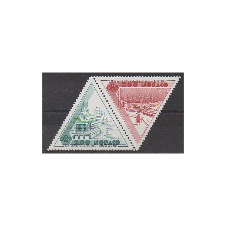 Monaco - 1988 - Nb 1641/1642 - Monuments