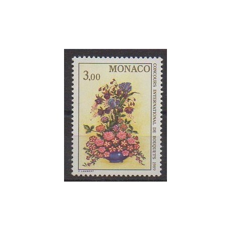 Monaco - 1988 - No 1660 - Fleurs