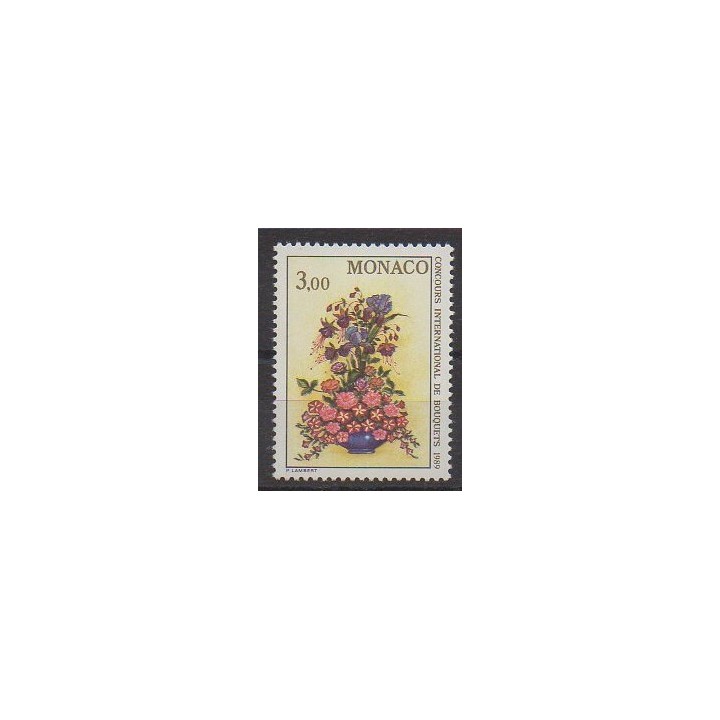 Monaco - 1988 - No 1660 - Fleurs