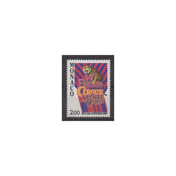 Monaco - 1988 - No 1659 - Cirque