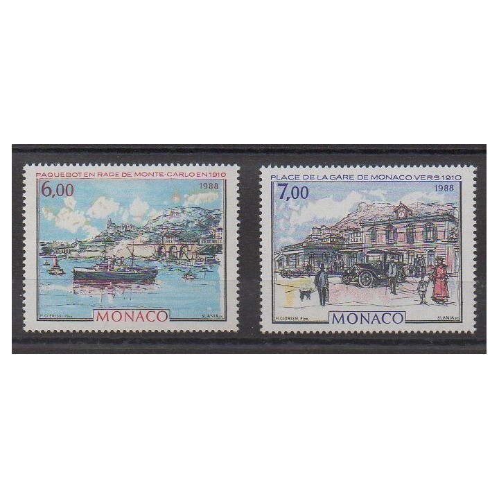 Monaco - 1988 - Nb 1643/1644 - Paintings