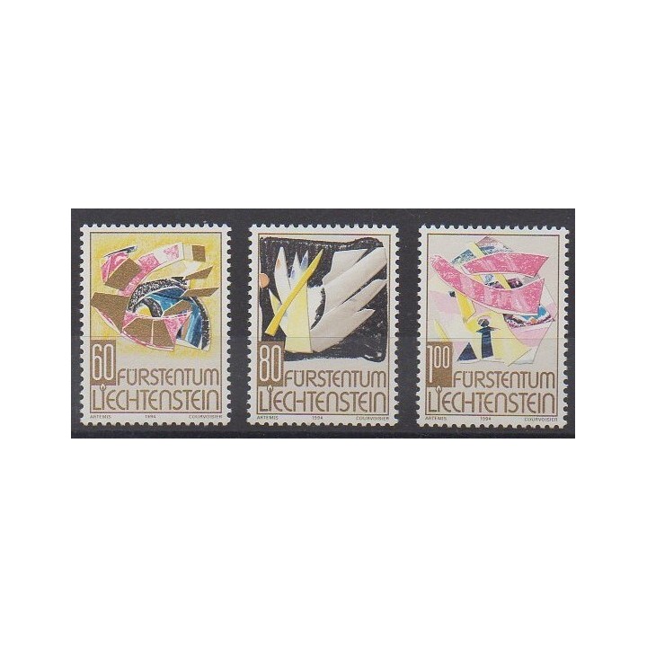 Lienchtentein - 1994 - Nb 1037/1039 - Christmas - Art