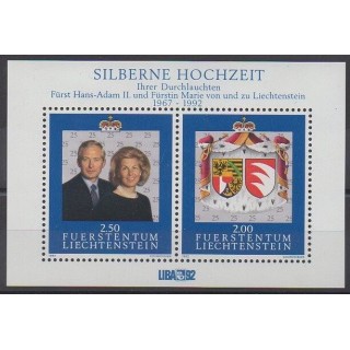 Liechtenstein - 1992 - No BF17 - Royauté - Principauté