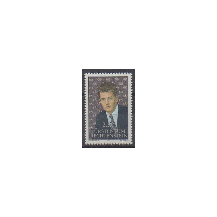 Liechtenstein - 1992 - No 994 - Royauté - Principauté