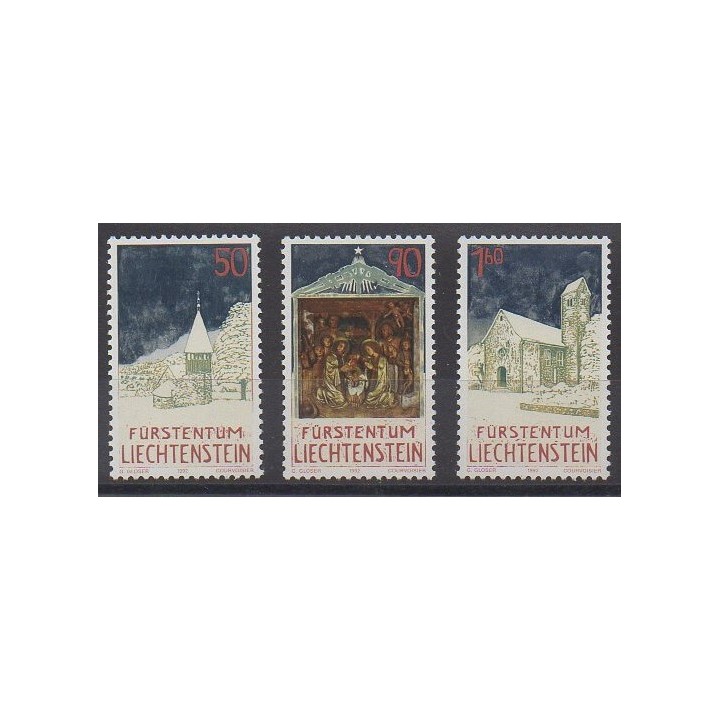 Lienchtentein - 1992 - Nb 991/993 - Christmas