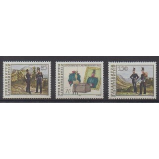 Lienchtentein - 1991 - Nb 961/963 - Military history