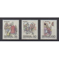 Liechtenstein - 1990 - No 949/951 - Folklore