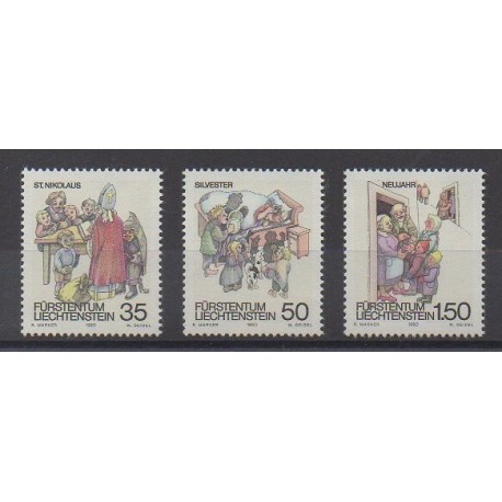 Liechtenstein - 1990 - No 949/951 - Folklore