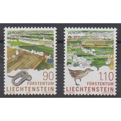 Liechtenstein - 1999 - No 1131/1132 - Flore - Europa