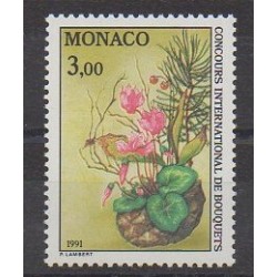 Monaco - 1991 - No 1759 - Fleurs