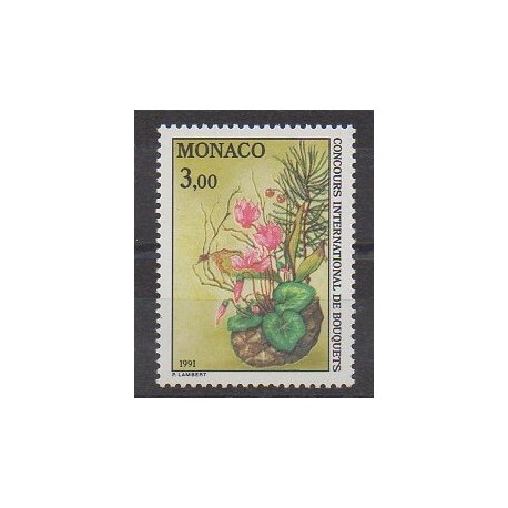 Monaco - 1991 - No 1759 - Fleurs