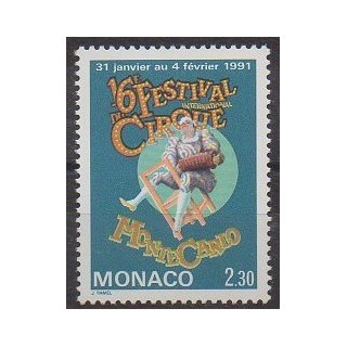 Monaco - 1991 - Nb 1753 - Circus