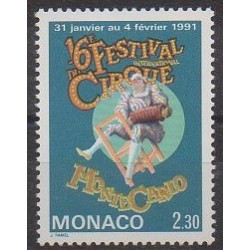 Monaco - 1991 - No 1753 - Cirque