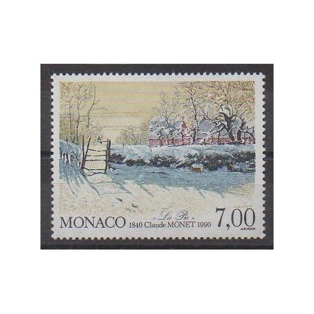 Monaco - 1990 - Nb 1747 - Paintings