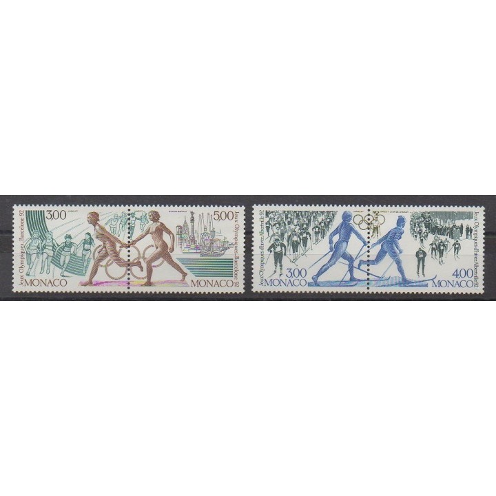 Monaco - 1991 - Nb 1770/1773 - Summer Olympics - Winter Olympics