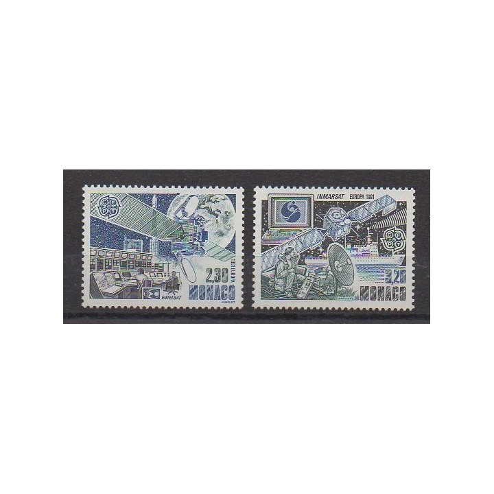 Monaco - 1991 - Nb 1768/1769 - Space - Europa