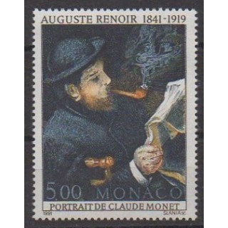 Monaco - 1991 - No 1789 - Peinture