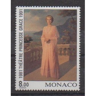 Monaco - 1991 - No 1786 - Royauté - Principauté