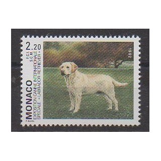 Monaco - 1992 - Nb 1813 - Dogs