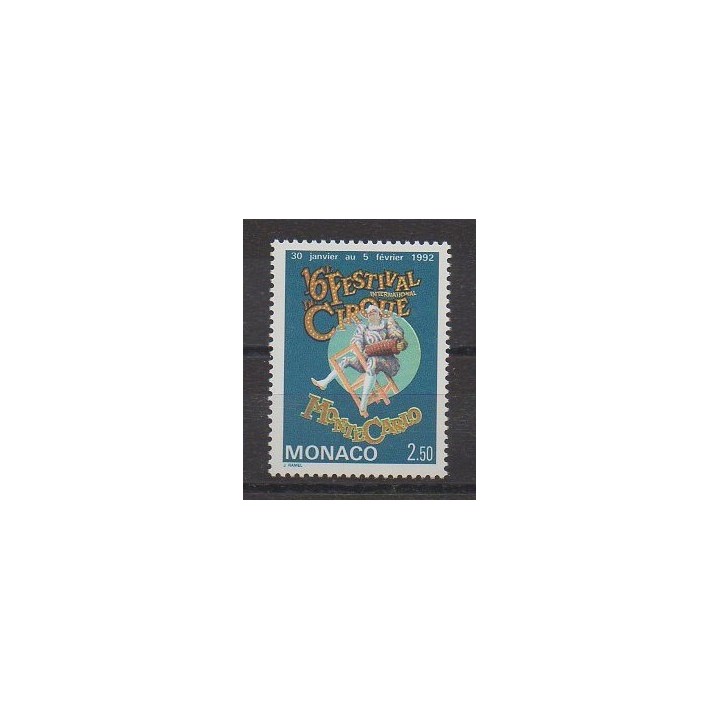 Monaco - 1992 - No 1810 - Cirque