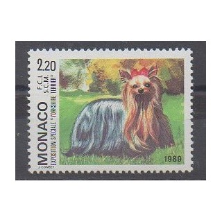 Monaco - 1989 - Nb 1676 - Dogs