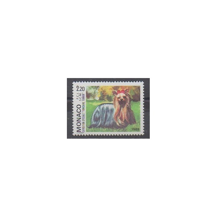Monaco - 1989 - No 1676 - Chiens