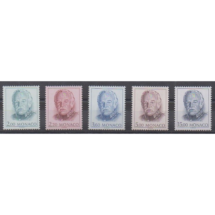 Monaco - 1989 - Nb 1671/1675