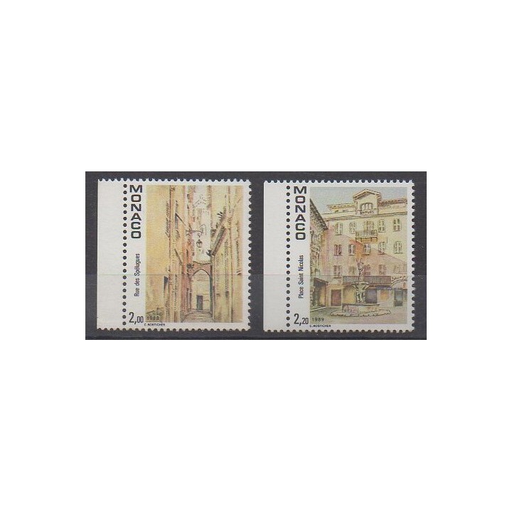 Monaco - 1989 - No 1669/1670 - Sites