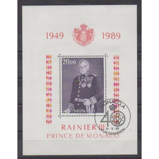 Monaco - Blocks and sheets - 1989 - Nb BF45 - Royalty - Used - Used