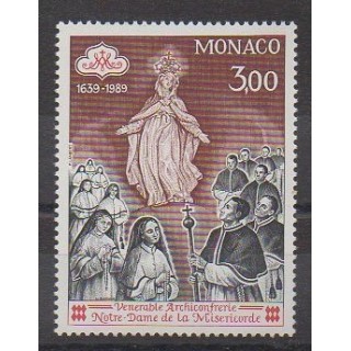 Monaco - 1989 - Nb 1677 - Religion