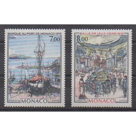 Monaco - 1989 - No 1696/1697 - Peinture