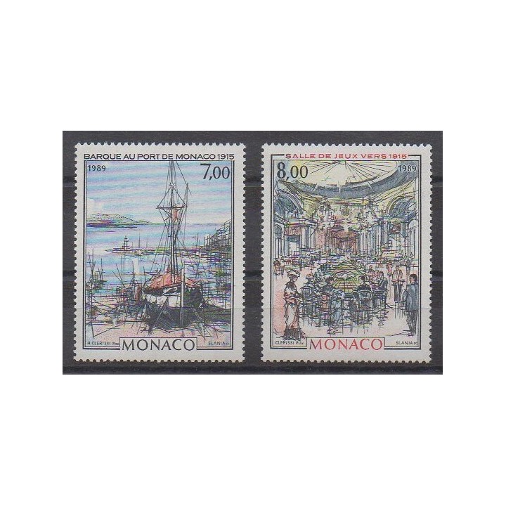 Monaco - 1989 - Nb 1696/1697 - Paintings