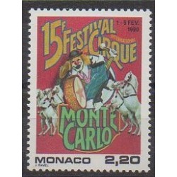 Monaco - 1989 - Nb 1703 - Circus