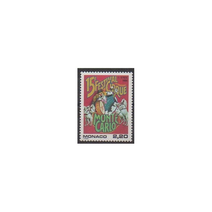 Monaco - 1989 - No 1703 - Cirque