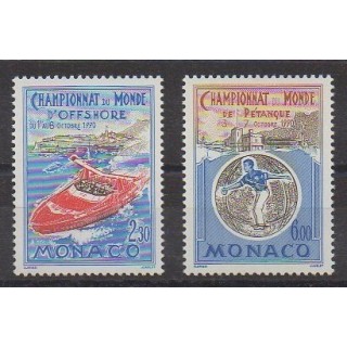 Monaco - 1990 - Nb 1741/1742 - Various sports