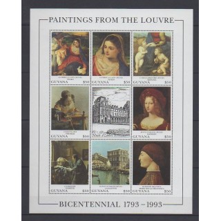 Guyana - 1993 - No 3132/3139 - Peinture
