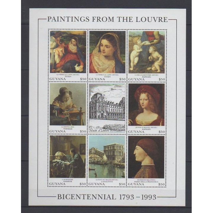Guyana - 1993 - No 3132/3139 - Peinture