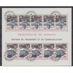 Monaco - 1988 - No BF41 - Transports - Europa - Oblitéré