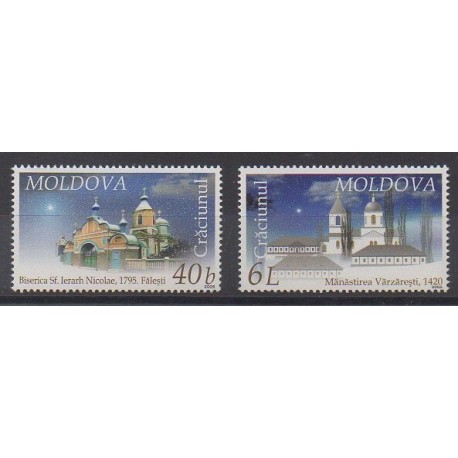 Moldavie - 2005 - No 458/459 - Églises