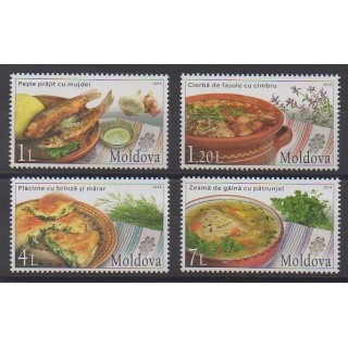 Moldavie - 2014 - No 765/768 - Gastronomie